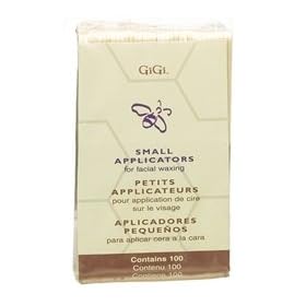 GiGi Small Wood Applicators, 100 (Pack of 3)
