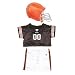Build-A-Bear Workshop Cleveland Browns Uniform 3 pc.