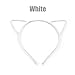 Angelakerry Cat Ear Girl Metal Black Headband Simple Fashion DIY Wholesale