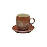 Denby Fire Chilli Large Curve Mugs, Set of 4
