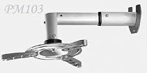 PM103 Universal Projector Wall Mount Bracket Telescopic for All Projectors Tilt &Swivel