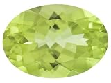 MIN 5.50CT 14X10MM OVAL CANARY APATITE
