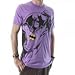 Batman Mens Neon Purple Heather Tee