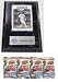 Carlos Pena Tampa Bay Rays Card plaque with 4 packs of Trading Cards