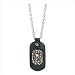 Leather Skull Dog-tag Necklace 39781