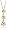 14k Yellow Gold 3-Stone Diamond Pendant (1/3 cttw, H Color, SI2 Clarity)