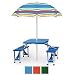Picnic Time Picnic Umbrella, Multi-Colored.