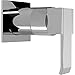 Graff G-8095-LM38S-PN-T Qubic SOLID Trim Plate w/Handle In Polished Nickel