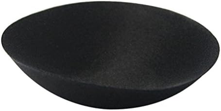 Breathable Sports Bra Inserts Matching Underwear Sponge Chest Pads (L, black Round)