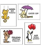 Scripture Greeting Cards-KJV-Boxed-Get Well - Creature Comforts