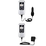 Essential Kit for the LG EnV - includes Car and Wall Charger with Rapid Charge Technology - Gomadic Brand w/ TipExchange Technology
