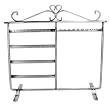 12w Table Top Pewter Color Necklace and Earring Holder / Earring Organizer / Earring Stand / Earring Tree ~ Clearance Deal