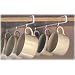 Under Shelf Mug Holder (White) (10 1/2L - set of 2)