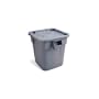 Rubbermaid-White Square Brute Containers 40 gallon (3536WH) Category: Outdoor Trash Cans