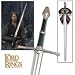United LOTR The Sword of Strider, Leather Wrapped Handle
