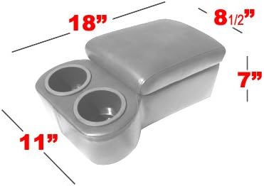 Car Console &amp; Drink Holder- Lt Blue