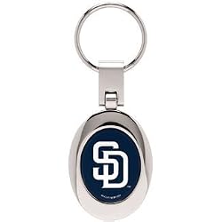 San Diego Padres Domed Metal Keychain