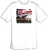 Barack Obama 44TH PRESIDENT & FLAG Adult T-shirt