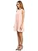 Romwe Women's Casual Sleeveless Summer Sun Dress Pink S