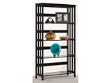 Espresso 4 Tier Bookshelves