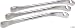 Minoura Aluminum Tire levers, Silver