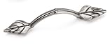 Review Laurey 25006 / Laurey 76mm Leaf Pull- antique pewter