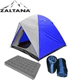 4PERSON TENT WITH AIR MATTRESS(QUEEN) AND 2PCS SLEEPING BAG Best Buy