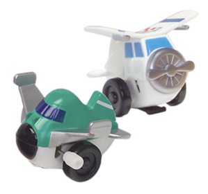 Flipping Flyers AIRPLANE Wind Up Toy - They Flip Backwards As They Move!