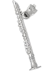CleverSilvers Sterling Silver Charm 3-D Musical Instruments