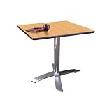 OFM FT36SQ-OAK 36 Inch Square Flip-Top Multi-Purpose Table-Oak