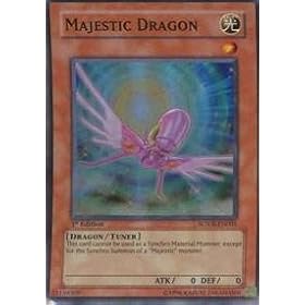  Yu-Gi-Oh! - Majestic Dragon - Stardust Overdrive - #SOVR-EN001 - 1st Edition - Super Rare