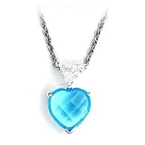 Jewelry - Sea Blue CZ Pendant SZ Onesize