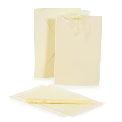 Cathy's Concepts DIY Invitations and Accessories Kit, Ivory