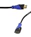 Aurum Ultra Series - High Speed HDMI Extension Cable Male - Female (1.5 Ft) With Ethernet - CL2 Certified - Supports 3D & Audio Return Channel [Latest Version] - 1.5 Feet