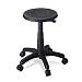 Safco - Office Stool With Casters, 14" Dia. X 16" 21" High Adjustable Seat, Black (Saf5100)