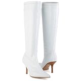 Steve Madden Royaltyy White knee-high