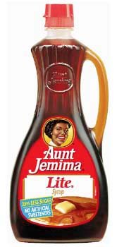Aunt Jemima Lite Pancake Syrup 24 oz (Pack of 12)