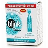 Blink Tears Eye Drops, Lubricating, Mild-Moderate Dry Eye, 25 ct.
