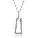 10K White Gold 0.12 Carat Diamond Fashion Pendant