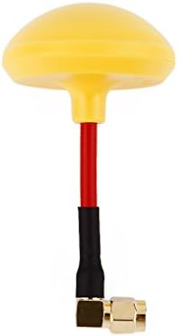 DigRepair Yellow 5.8GHz FPV Transmitter &amp; Receiver Antenna Mushroom L Type Inner Hole