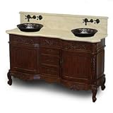 61 Dual bowl Vanity Package