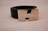 100% Authentic GORGEOUS GIORGIO ARMANI CALF LEATHER BELT – BLACK. Made in ITALY