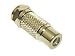 New CABLES TO GO RCA FEMALE TO F Connector TYPE MALE Cable Adapter Brass Lifetime Warranty