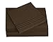 HC Collection King Pillow Cases Set of 2- Microfiber, Extra Soft Pillowcases - Easy Care & Machine Washable - Brown