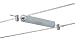 Seilsystem Light&Easy Spot Pipeline 2x10W G4 Chrom/Sat