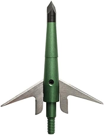 Swhacker 100 Grain 3 Pack Cut + 1 Practice Head &amp; Dvd (3 Pack), 2", Green