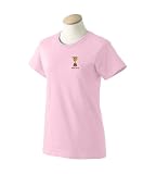 Personalized custom embroidered bowling 300 game design on ladies t-shirt