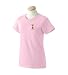 Personalized custom embroidered bowling 300 game design on ladies t-shirt