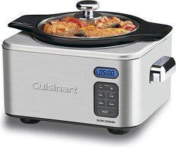 Cuisinart PSC-400 Stainless-Steel 4-Quart Programmable Slow Cooker