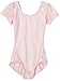 Capezio Little Girls' Puff Sleeve Leotard,Pink,S (4-6)